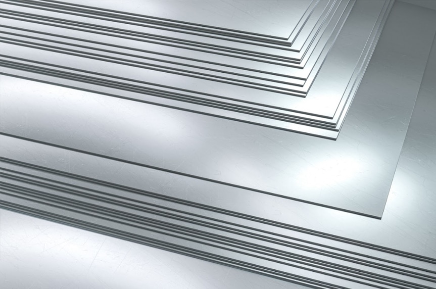Tipos de chapas de aço inox