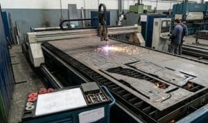 Serviço de corte plasma CNC