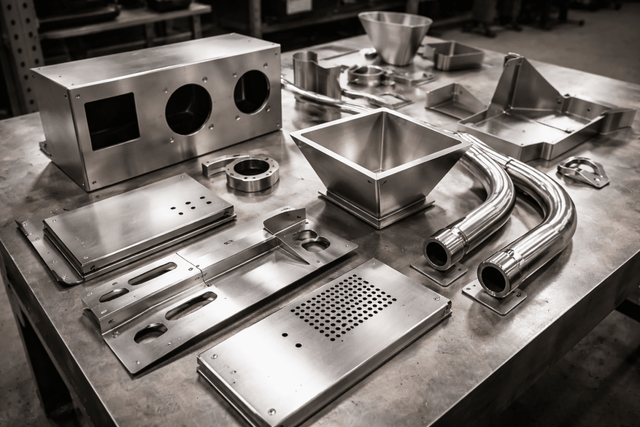 Peças em inox sob medida
