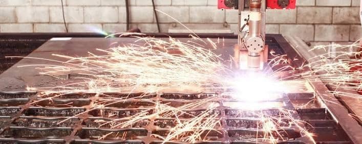 Oxicorte CNC para chapas de alta espessura