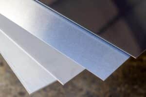 Chapa de inox cortada